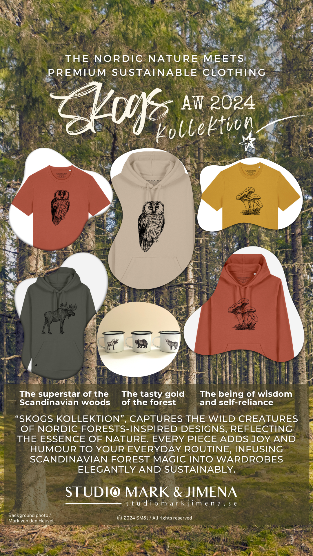 Höst Skogs kollektion, nya motiven: Uggla och Kantarell